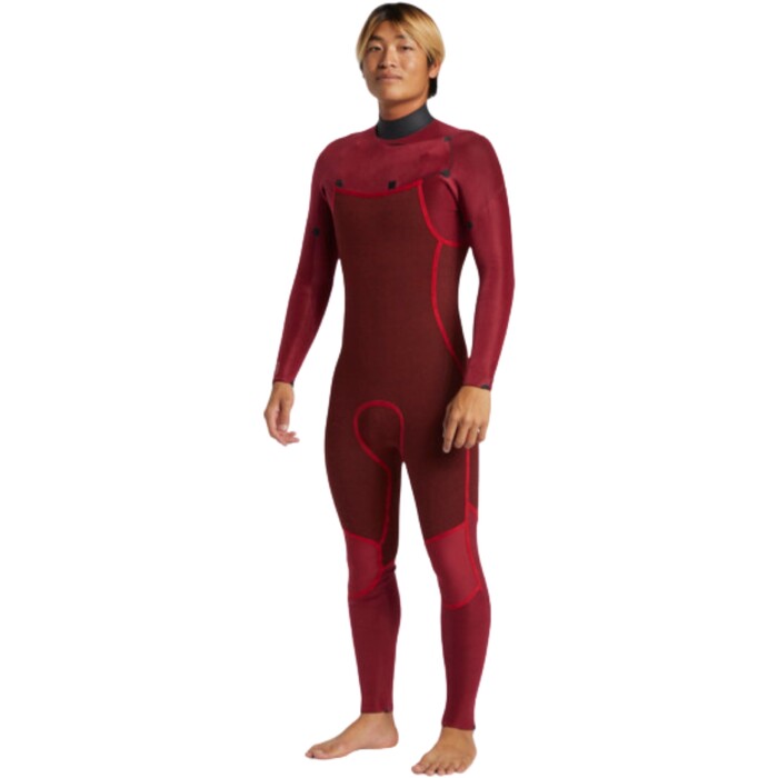 2024 Quiksilver Mens Everyday Sessions 4/3mm GBS Chest Zip Wetsuit EQYW103201 - Black / Thyme